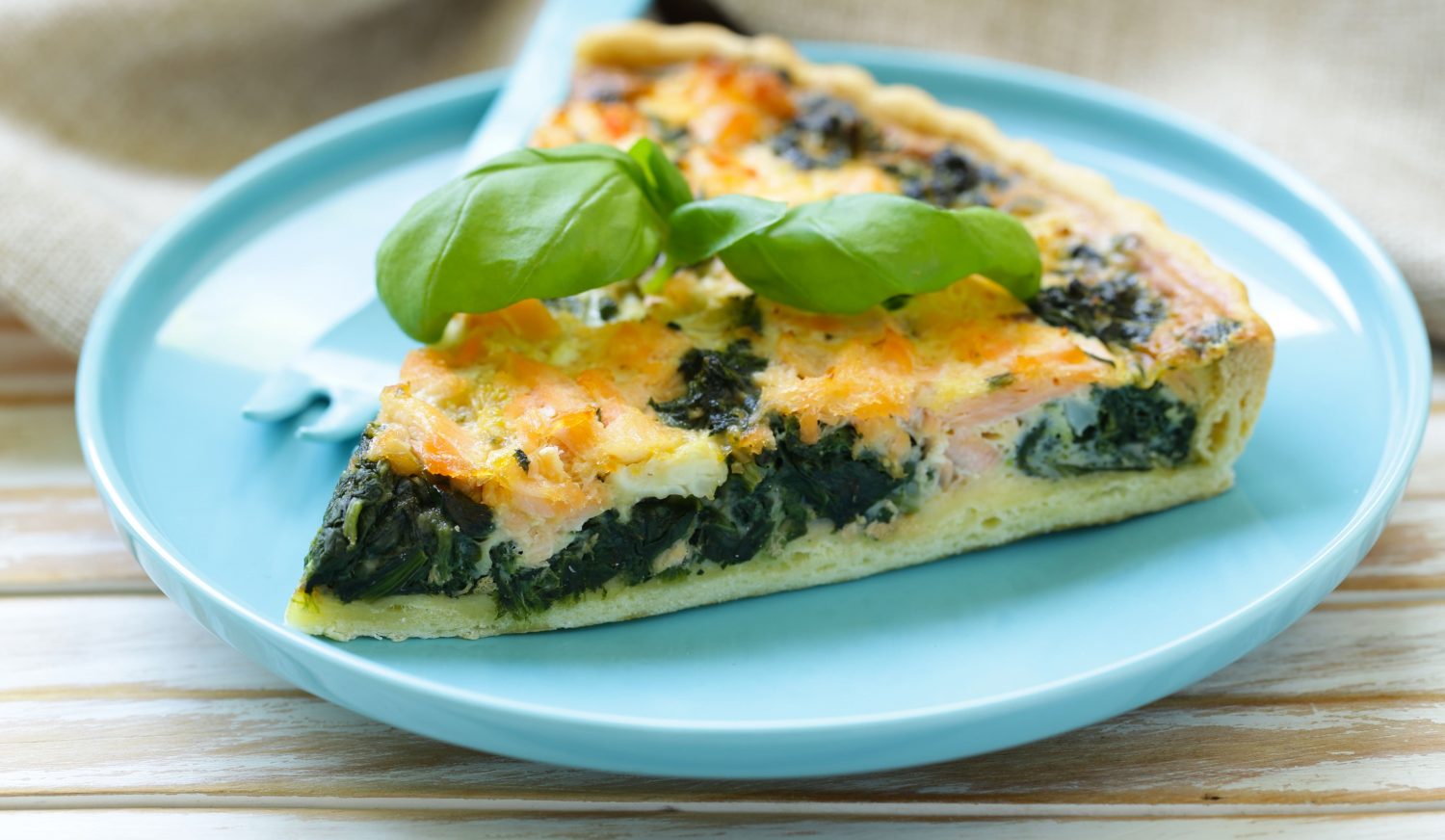 Receita de quiche de ricota, ervilha e alho-poró