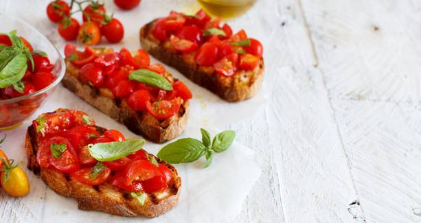 Receitas de bruschettas saudáveis