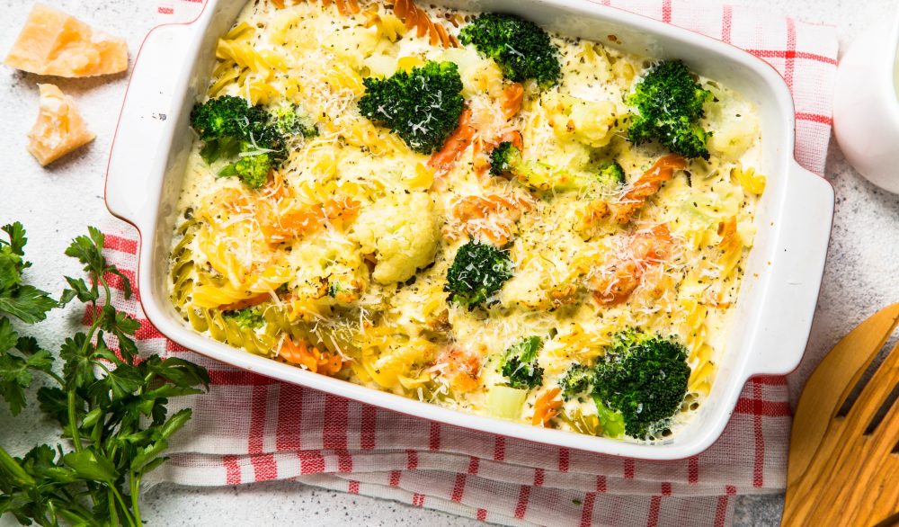 Receita de suflê de legumes de microondas