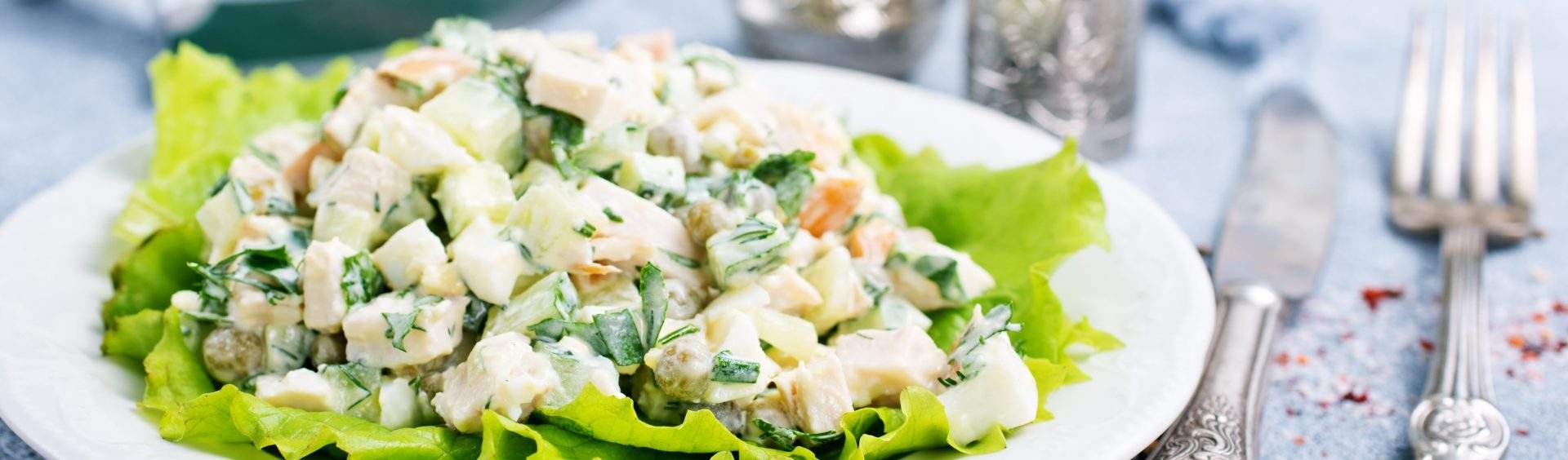salada de maionese low carb