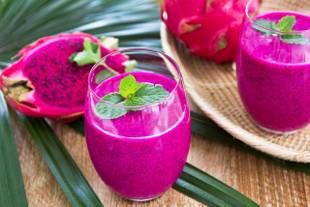 Receita de smoothie de pitaya nutritivo
