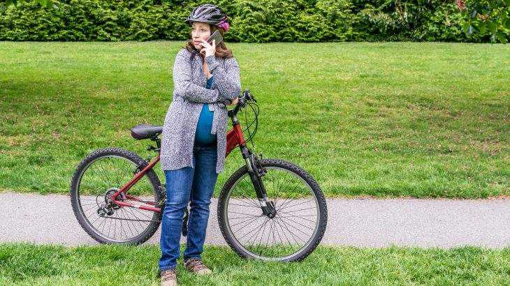 andar de bicicleta na gravidez