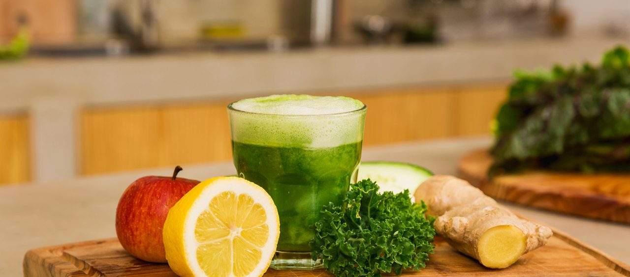 sucos detox pós-ceia