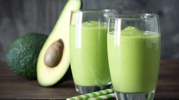 abacate com chá verde