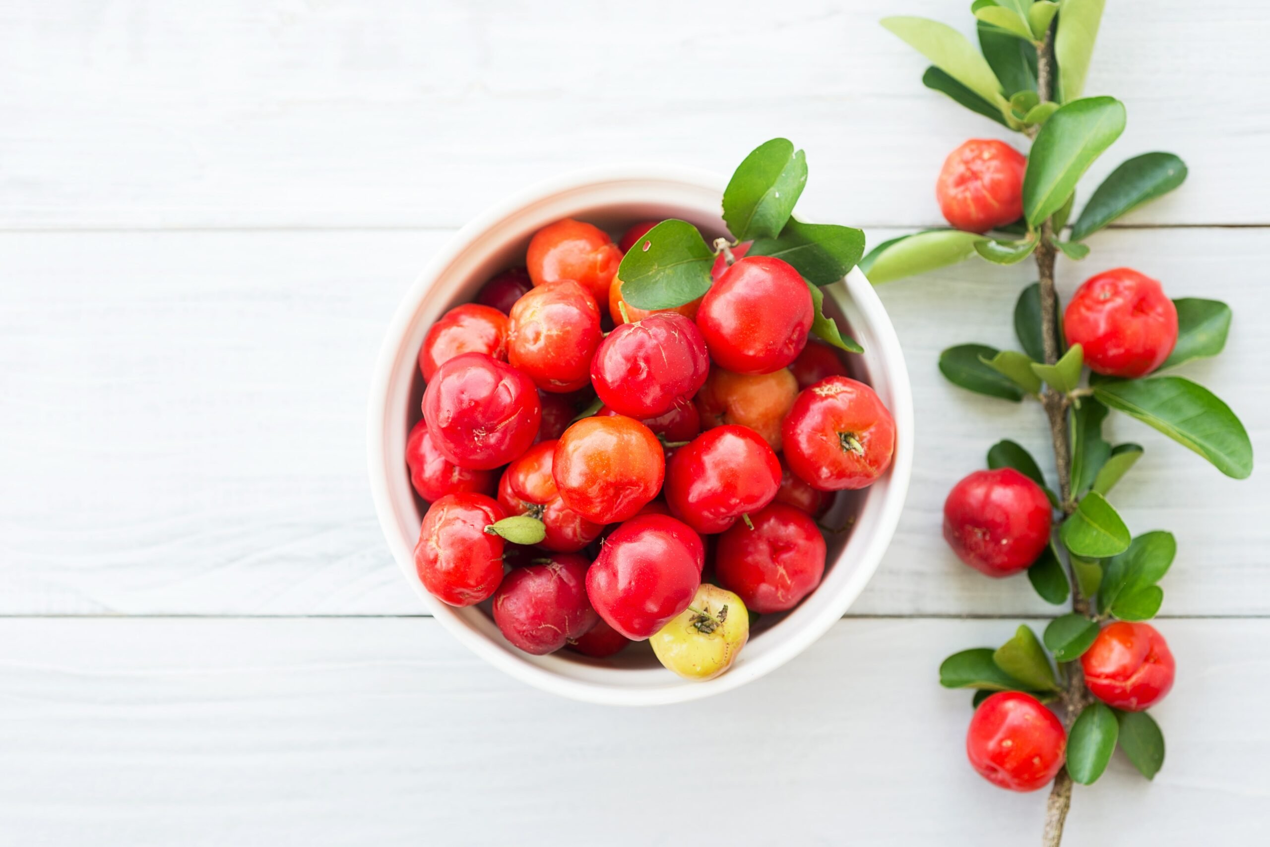 Ch de folha de acerola rico em vitamina C. Veja como preparar