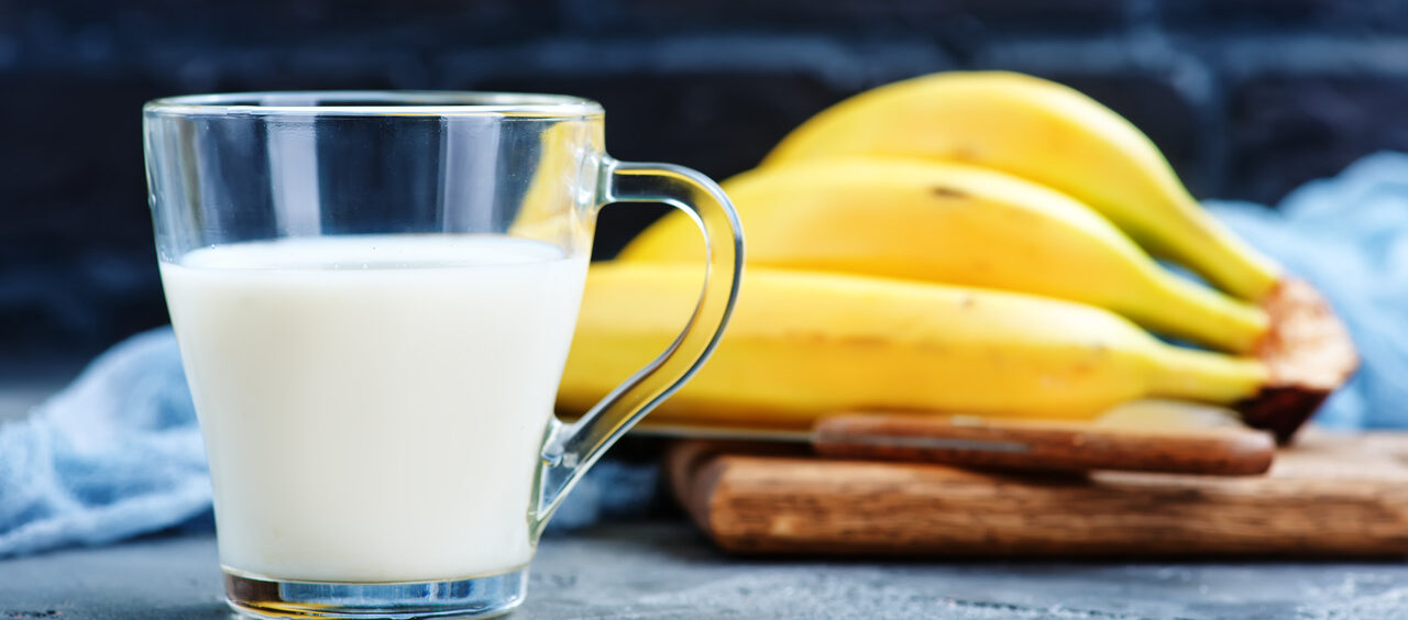 leite de banana