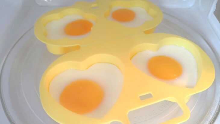 ovos no micro-ondas