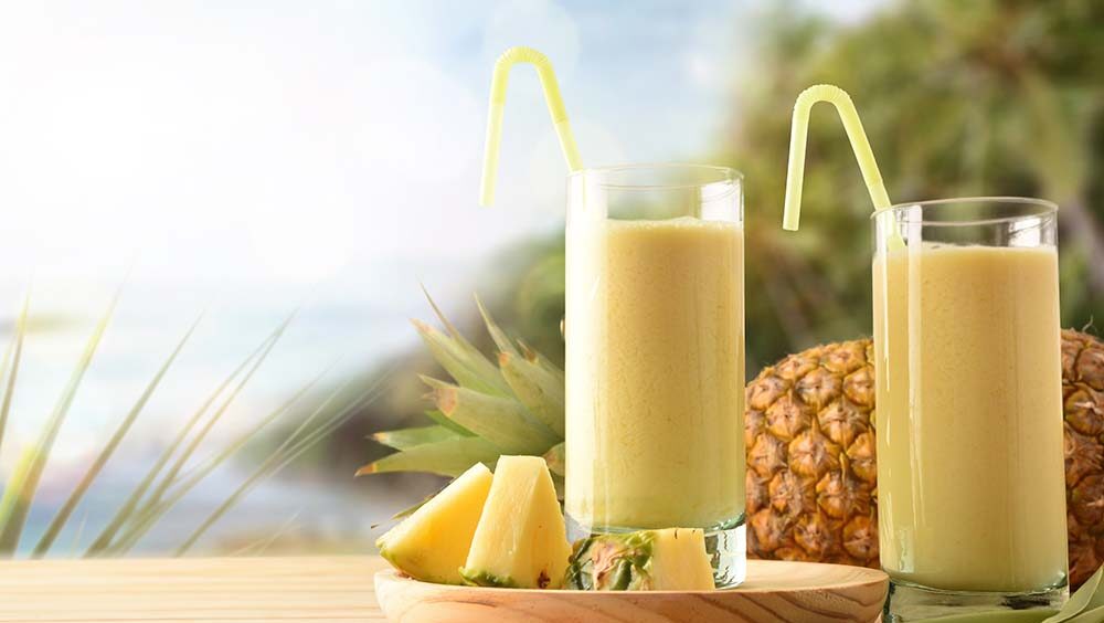 suco de abacaxi com leite suco de abacaxi com erva doce emagrece