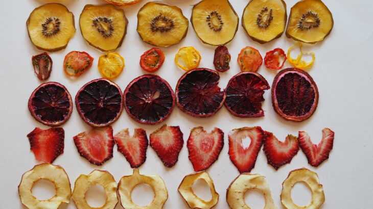 frutas desidratadas