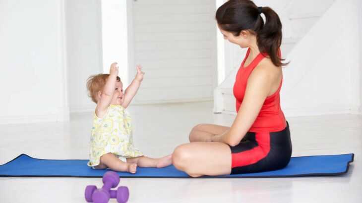 Alongamento muscular em bebês