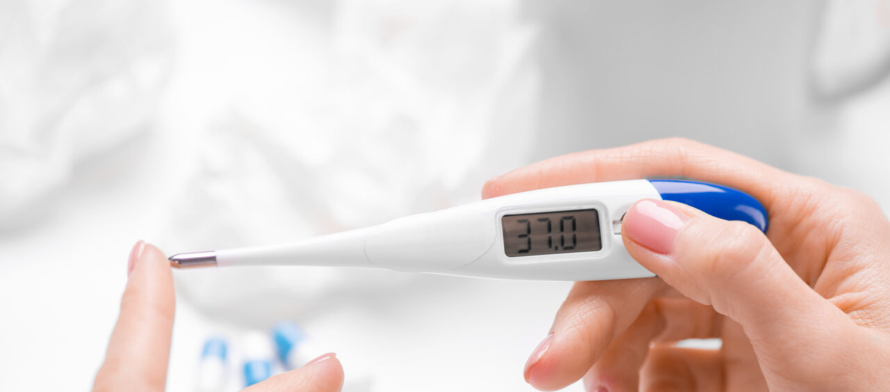 como desinfetar termômetro