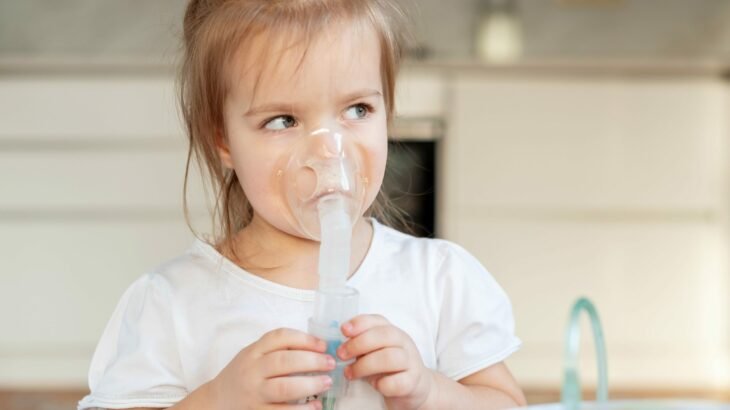 crianças com asma