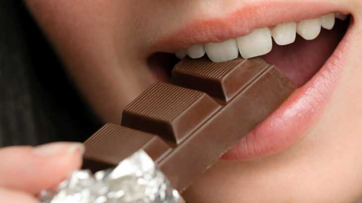 comer só chocolate
