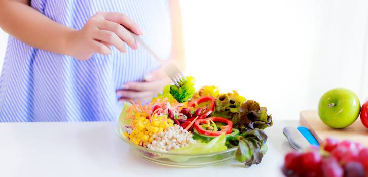 Dieta saudável no início da gravidez reduz risco de diabetes gestacional