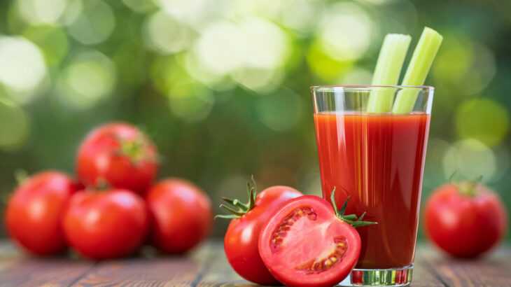 Suco de tomate é diurético Suco de tomate com salsão emagrece