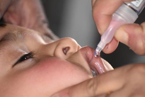 Imunização contra poliomielite: apenas 34% das crianças foram vacinadas