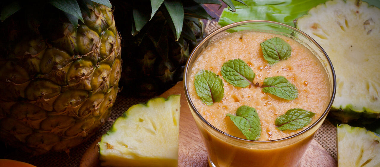 Suco de mamão com abacaxi emagrece