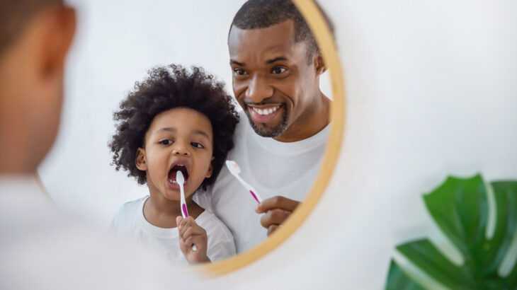 higiene bucal das crianças