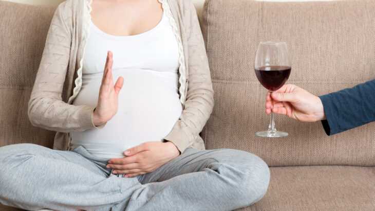 gravidez - taça de vinho