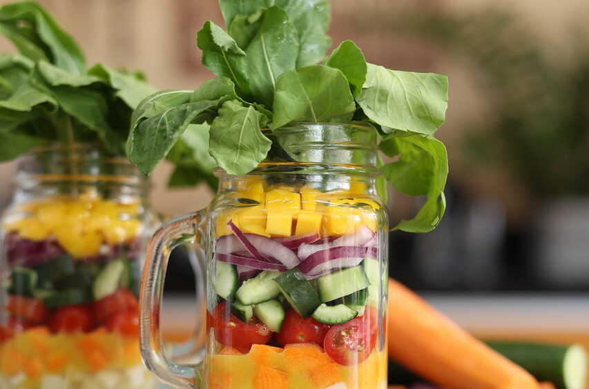 salada de pote