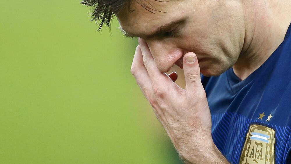 Messi vomitava em campo