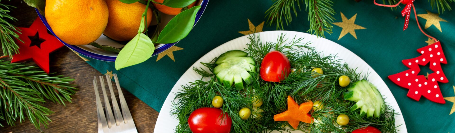 receita de salada para o Natal
