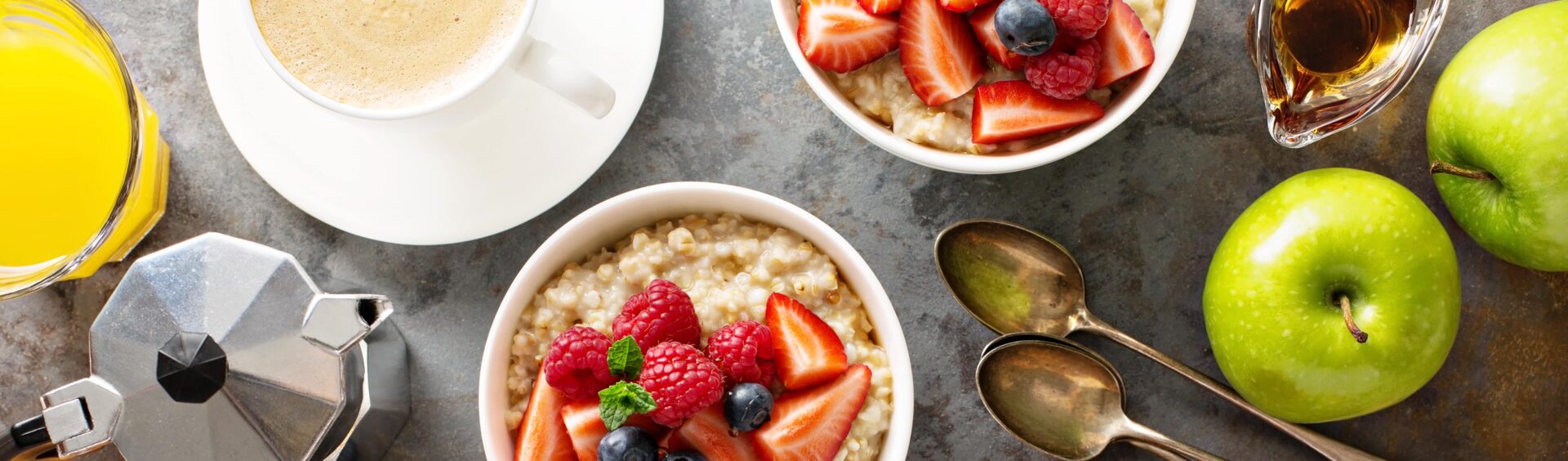 cardápio de café da manhã