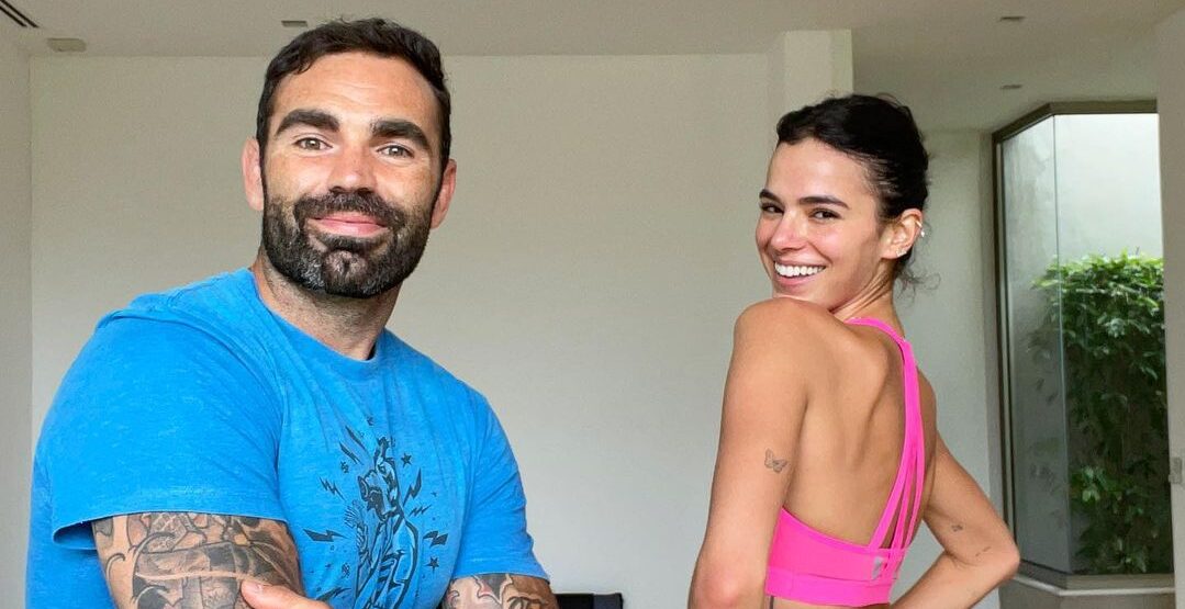 Treino da Bruna Marquezine para ficar com a barriga sarada