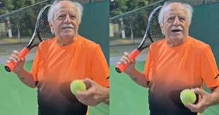 Ary Fontoura joga tênis e inspira: “Nunca é tarde para começar”