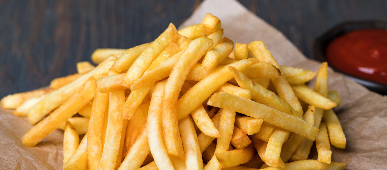 Batata frita é ruim para a pele