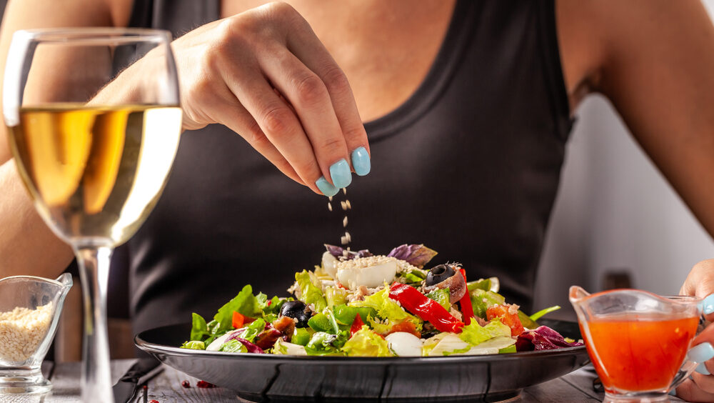 erros ao fazer salada