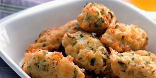 Bolinho de arroz funcional na air fryer