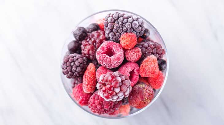 congelar frutas