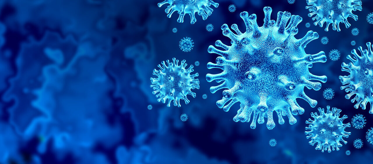 ilustração de várias cepas de vírus