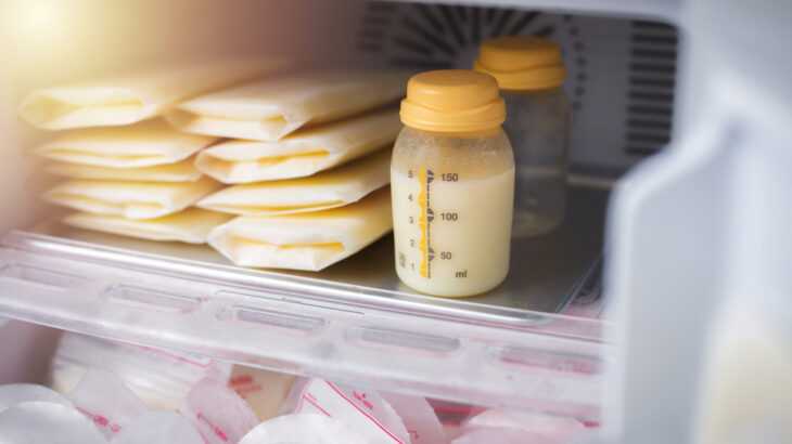 armazenar leite materno