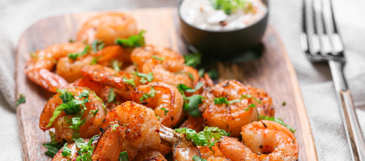 bebê pode comer camarão