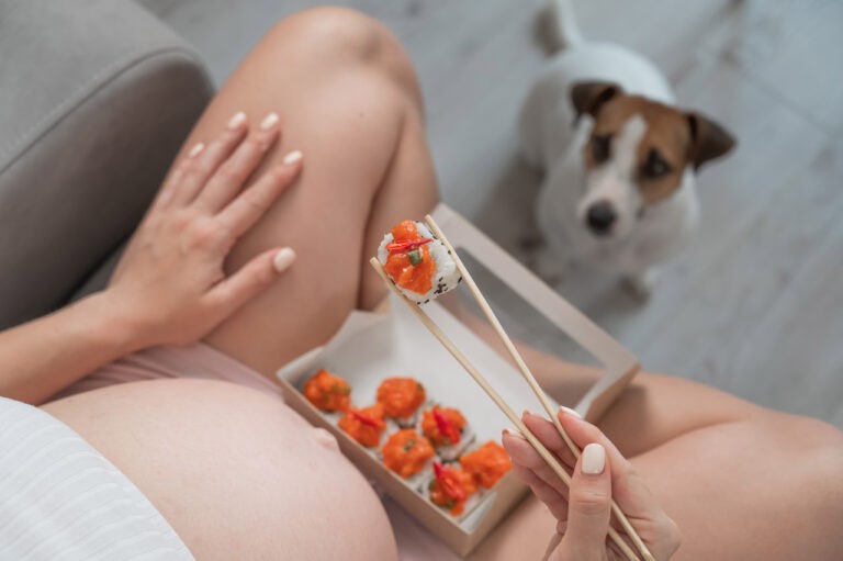 grávida pode comer sushi