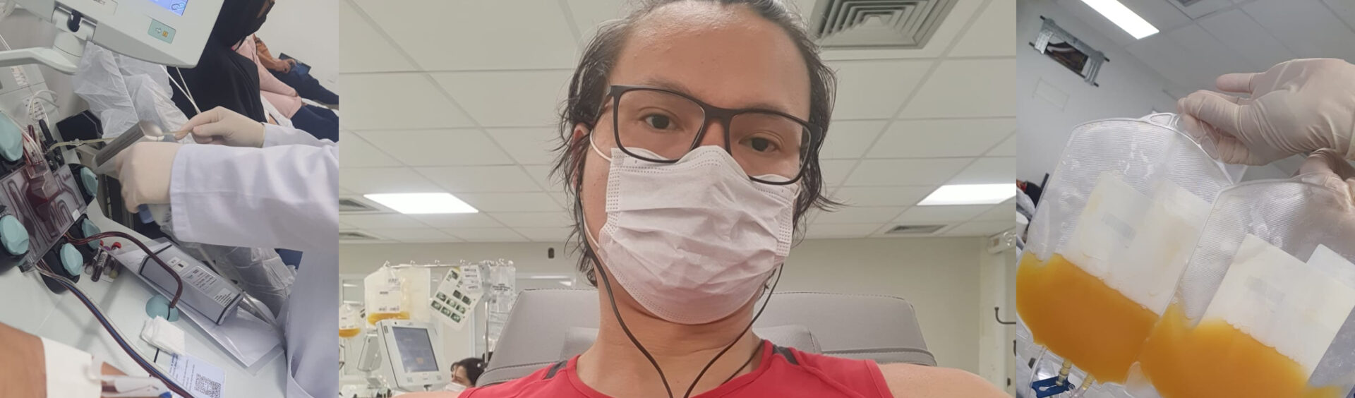 montagem com as fotos de Wagner