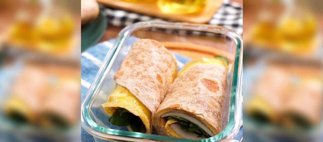 Wrap integral com omelete