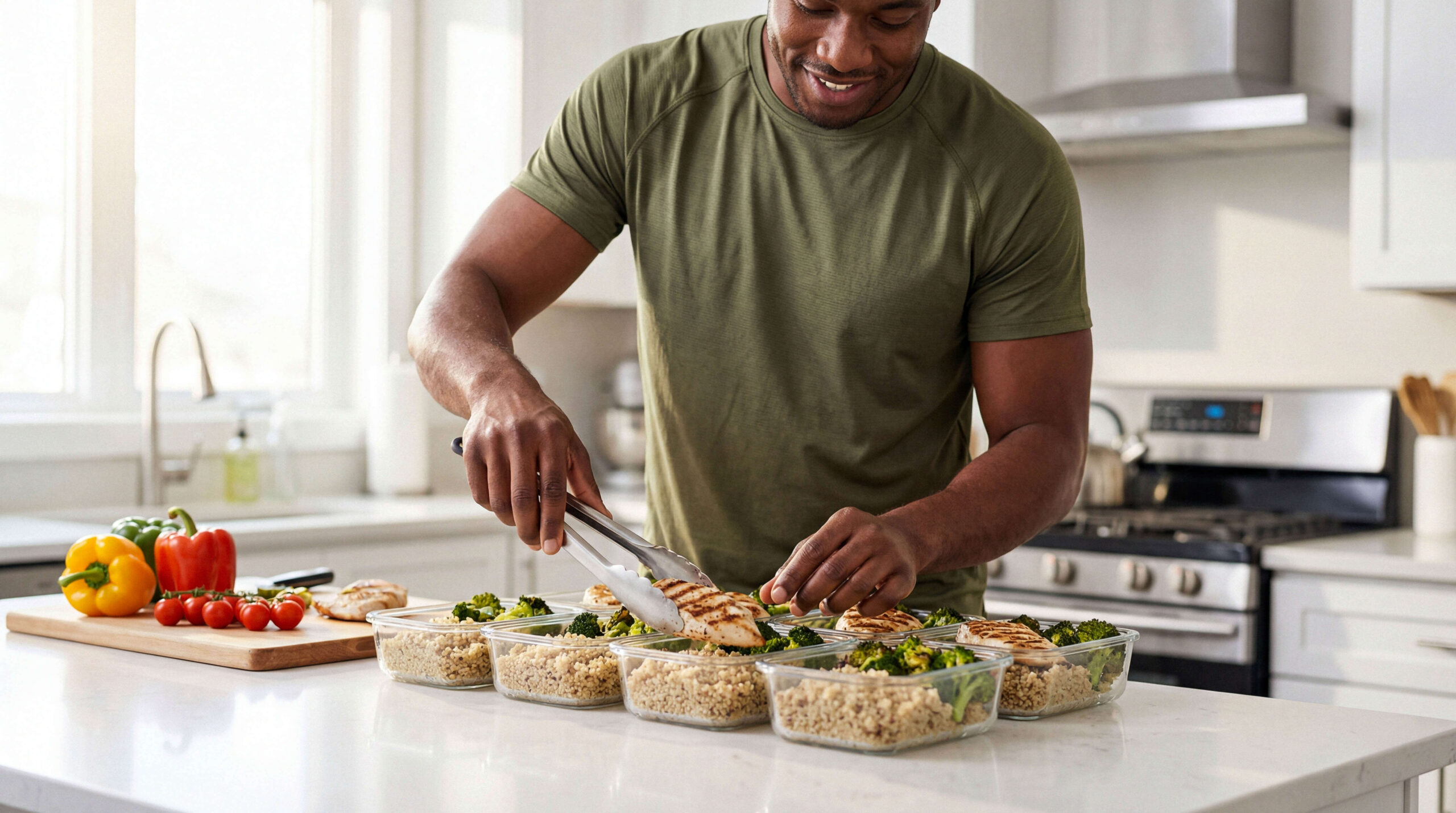 Opções saudáveis para o almoço